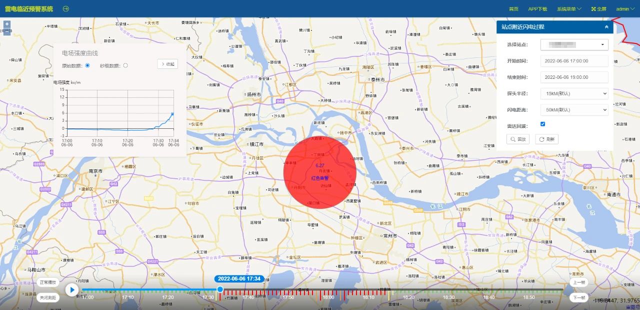 智能雷電監(jiān)測(cè)預(yù)警系統(tǒng)-三級(jí)報(bào)警