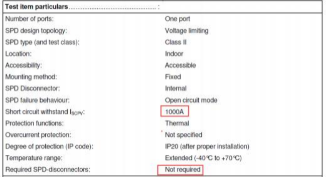 光伏直流SPD—TUV測試報(bào)告截圖 光伏直流SPD—TUV測試報(bào)告截圖