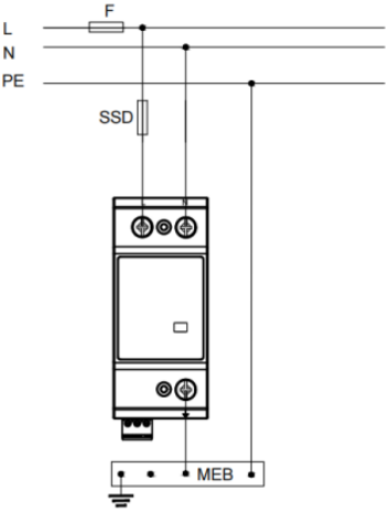 單相系統(tǒng)SPD的安裝